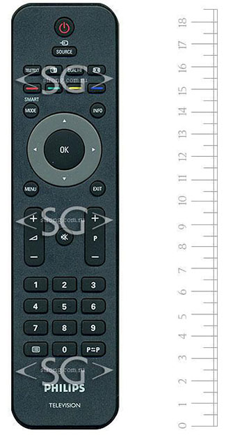 Пульт дистанционного управления для PHILIPS 2422 549 01911 /orig./